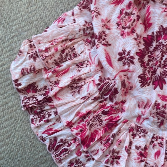 NWT size small Poupette St Barth Ilona Mini Dress Pink Grasse S - Picture 6 of 7